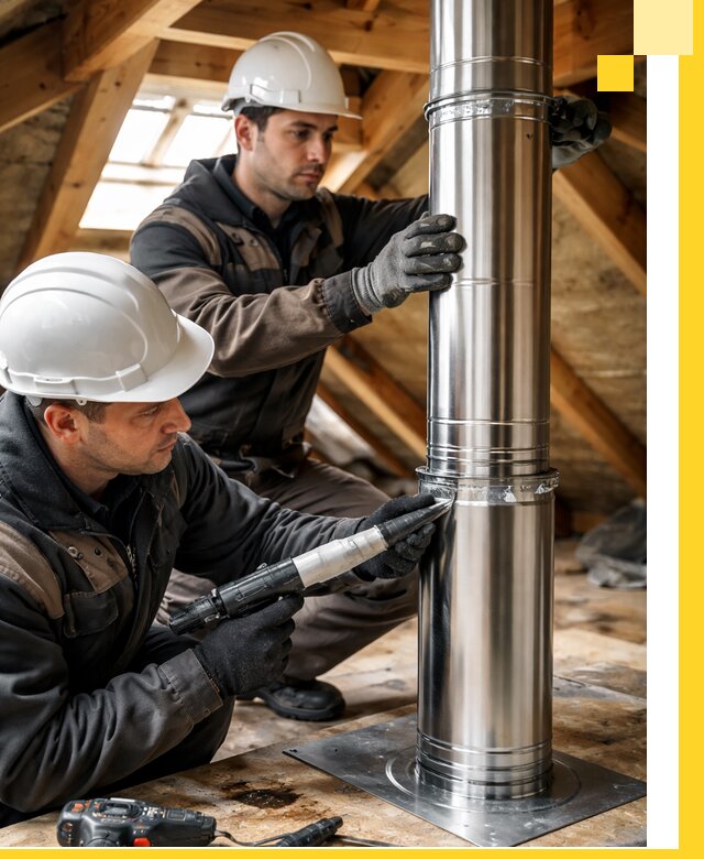 Монтаж дымоходов для каминов в Улане-Удэ с гарантией качества
