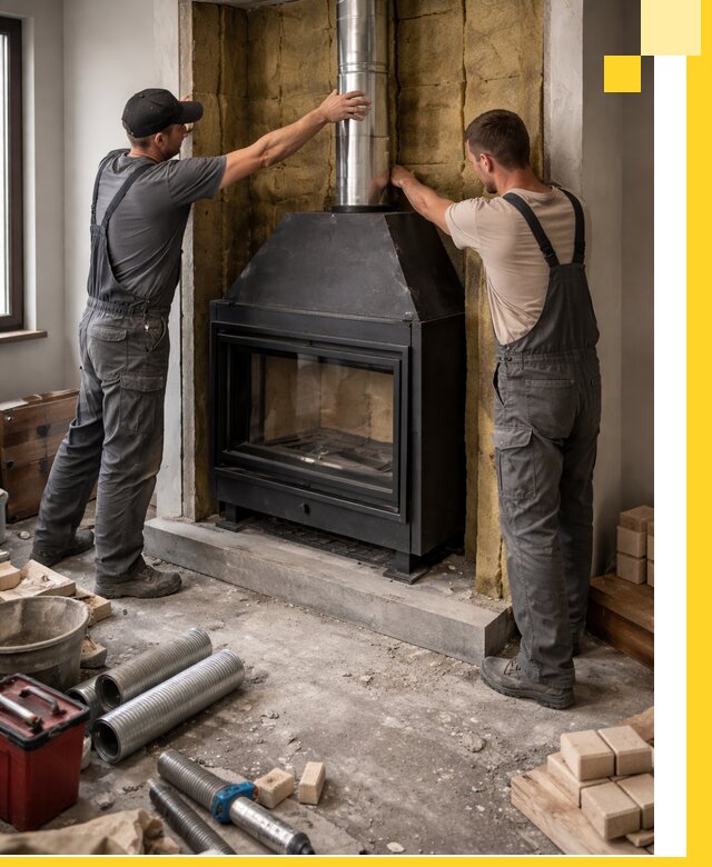 Изготовление и монтаж закрытых каминов в Улане-Удэ под ключ