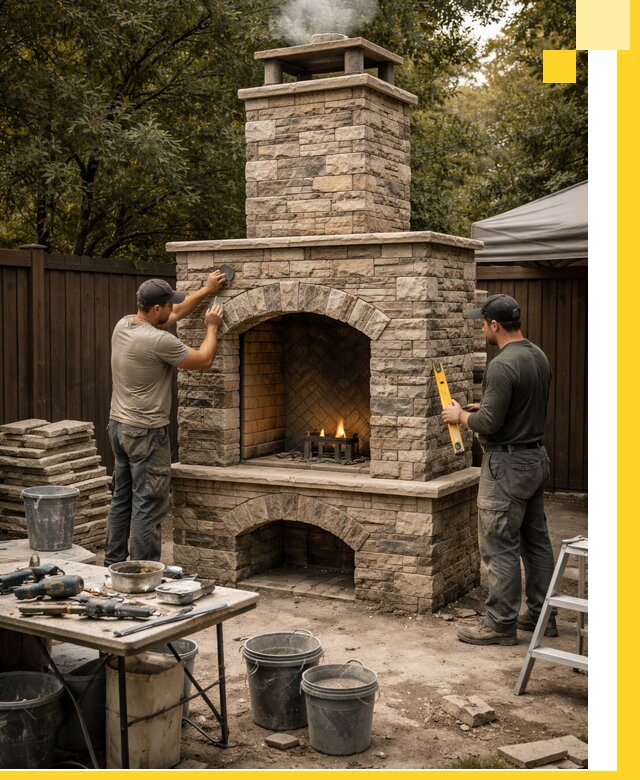 Проектирование и установка уличных каминов в Улане-Удэ