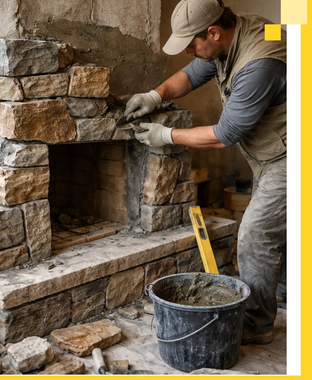 Изготовление и установка каменных каминов под ключ в Улане-Удэ