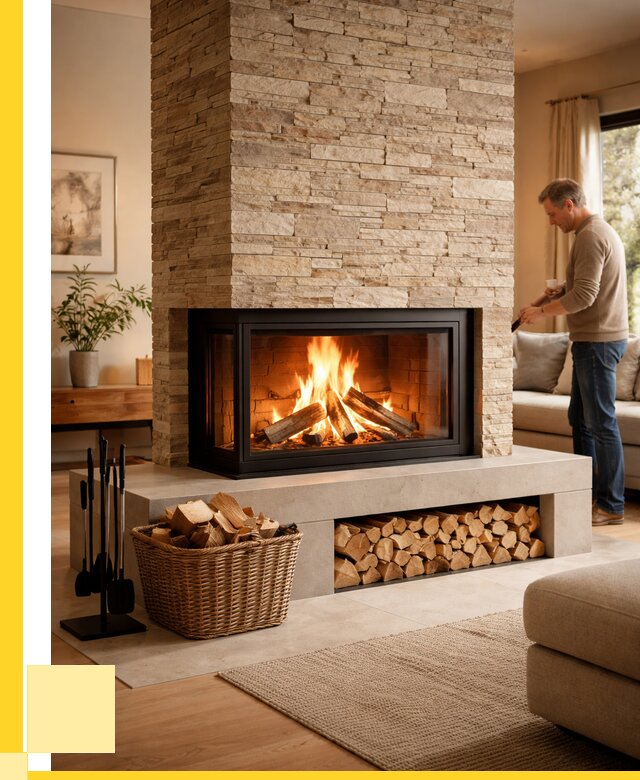 Дровяной камин под ключ в Улане-Удэ от 204860 р. | ЭриданЛнд