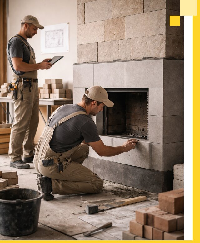 Индивидуальные проекты каминов и каминных систем в Улане-Удэ