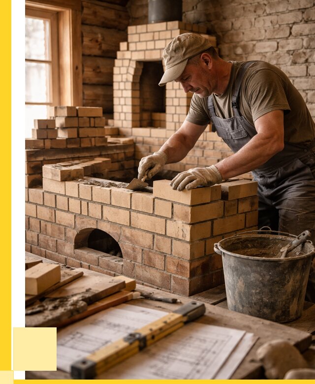 Кладка печей из кирпича в Улане-Удэ цены от 30729 р. - ЭриданЛнд