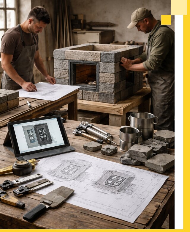 Разработка проектов печей с согласованием и монтажом в Улане-Удэ