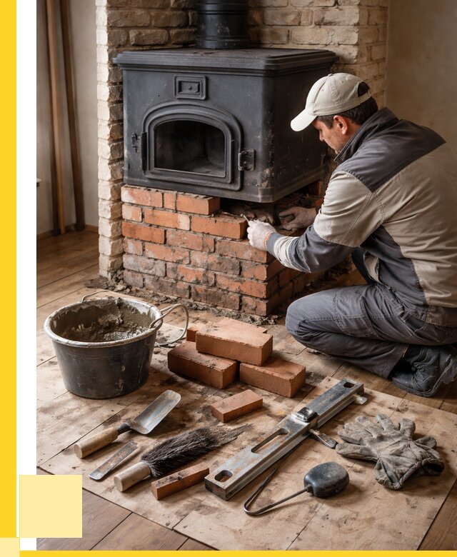Ремонт печей в Улане-Удэ от 12292 р., услуги печника ЭриданЛнд