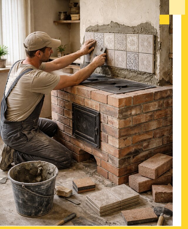 Печи с плитой на заказ монтаж гарантия и сервис в Улане-Удэ