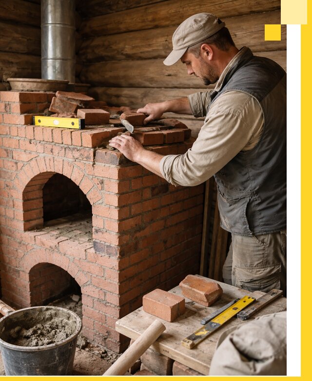 Изготовление и установка русских печей в Улане-Удэ под ключ