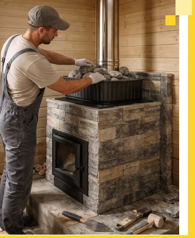 Печи для парной в Улане-Удэ, производство, монтаж и обслуживание