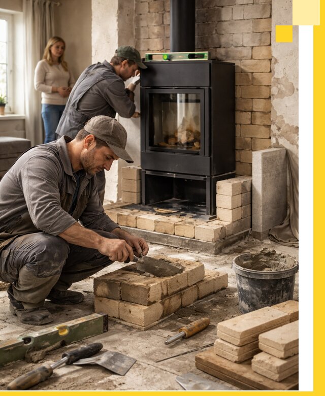 Печи и камины под ключ: проект, установка в Улане-Удэ