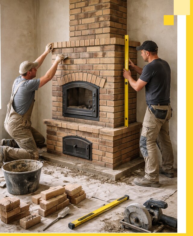 Продажа и установка печей и каминов для дома под ключ в Улане-Удэ