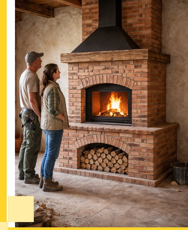 Печи камины из кирпича в Улане-Удэ от 122916 р. | ЭриданЛнд