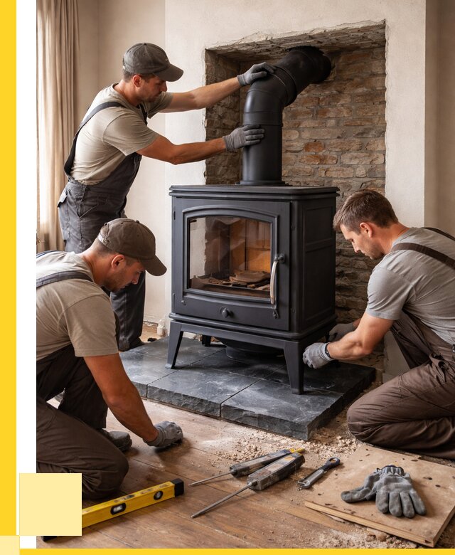 Монтаж печи камина в частном доме в Улане-Удэ от 25608 р. | ЭриданЛнд