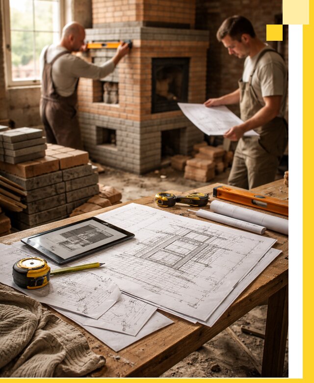 Проекты печей и каминов с индивидуальным дизайном в Улане-Удэ