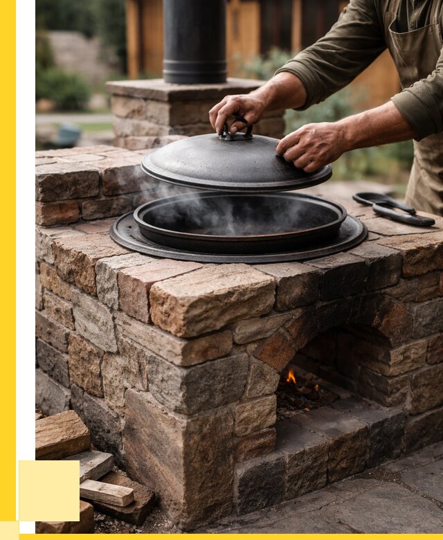 Печи для казана в Улане-Удэ по цене от 18437 р. | ЭриданЛнд