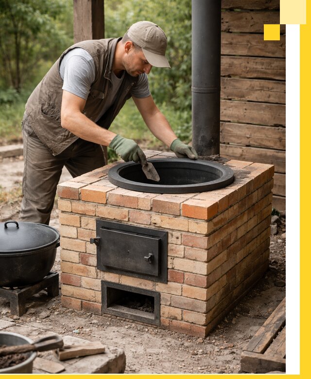 Изготовление и установка печей для казана в Улане-Удэ под ключ