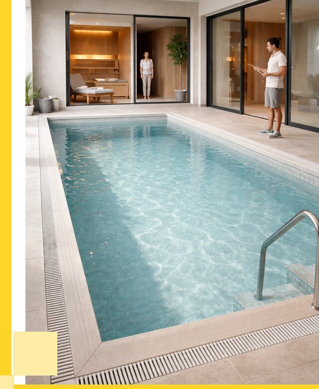 Отделка бассейна пленкой ПВХ в Улане-Удэ от 3585 р. - ЭриданЛнд