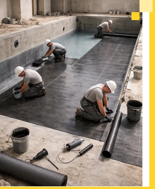 Профессиональная гидроизоляция бассейнов и чаш в Улане-Удэ под ключ