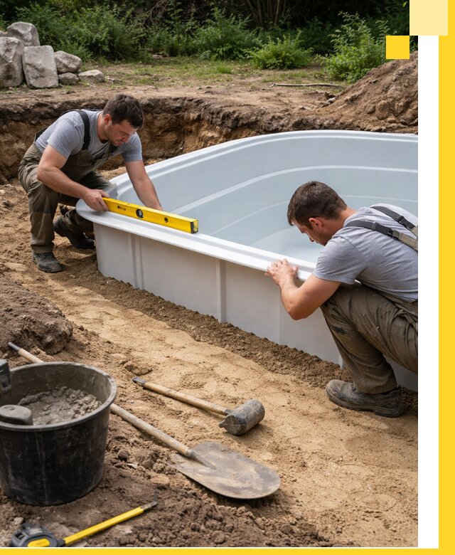 Производство и установка пластиковых бассейнов в Улане-Удэ под ключ