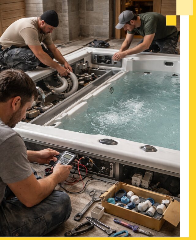 Гидромассажные бассейны под ключ в Улане-Удэ, дизайн и монтаж