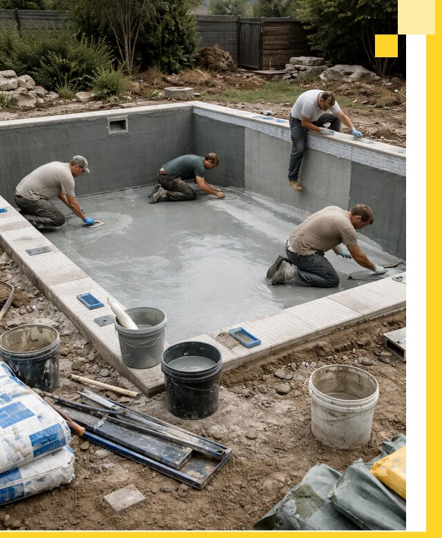 Изготовление и монтаж чаши бассейна под ключ в Улане-Удэ