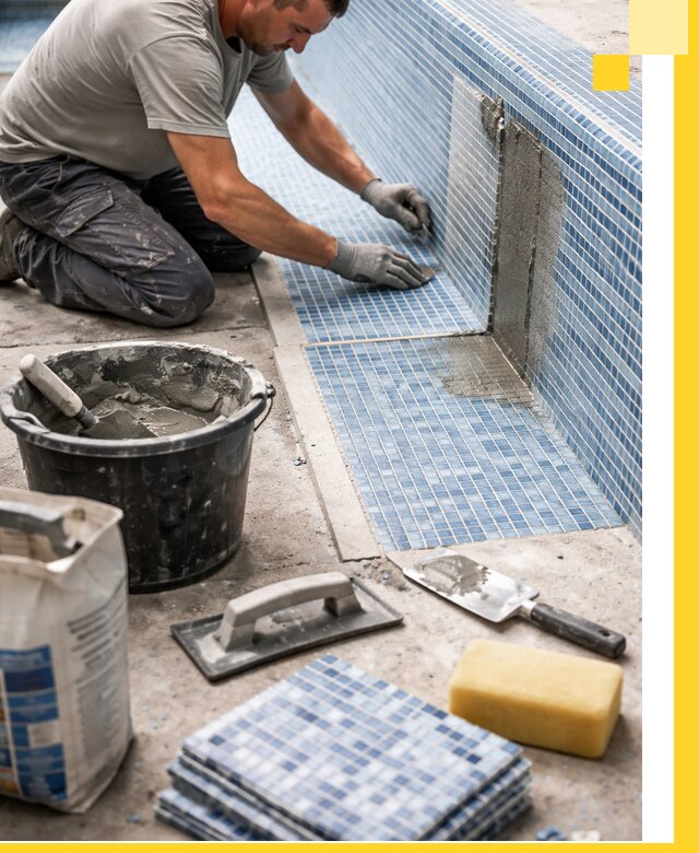 Укладка и ремонт мозаики для бассейнов под ключ в Улане-Удэ