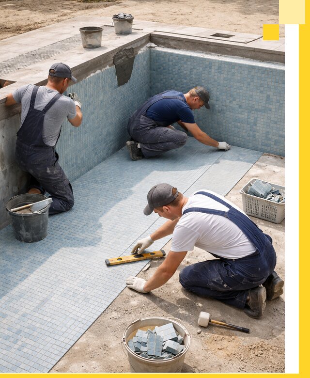 Укладка и установка плитки для бассейнов под ключ в Улане-Удэ