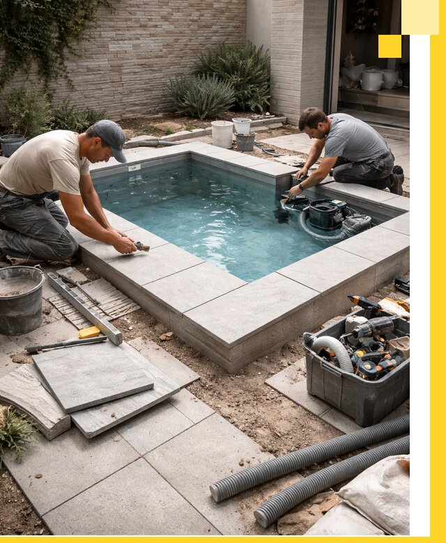 Мини бассейны под ключ в Улане-Удэ, дизайн и установка