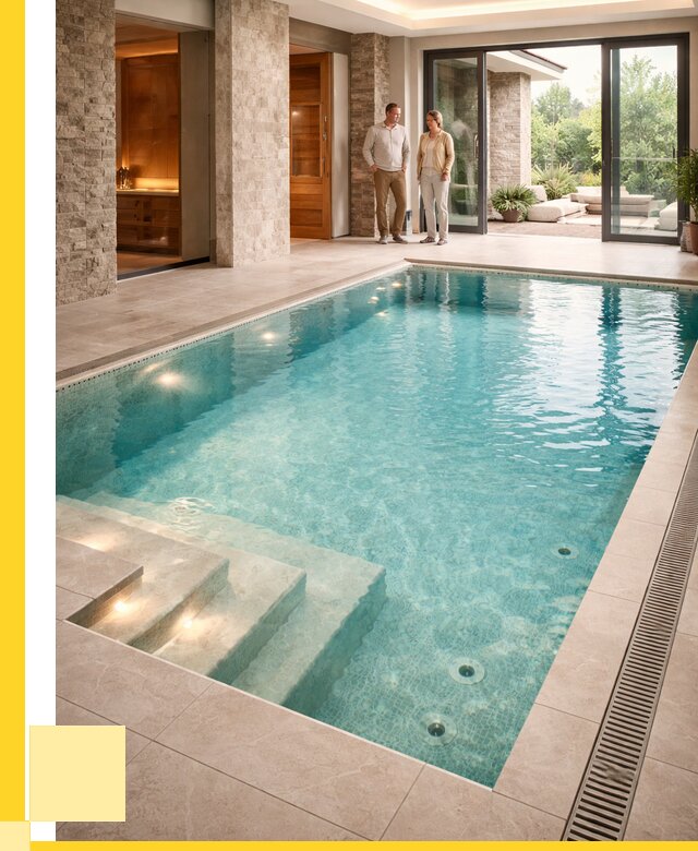 Бассейн во дворе в Улане-Удэ: проект, отделка от 1229160 р. | ЭриданЛнд