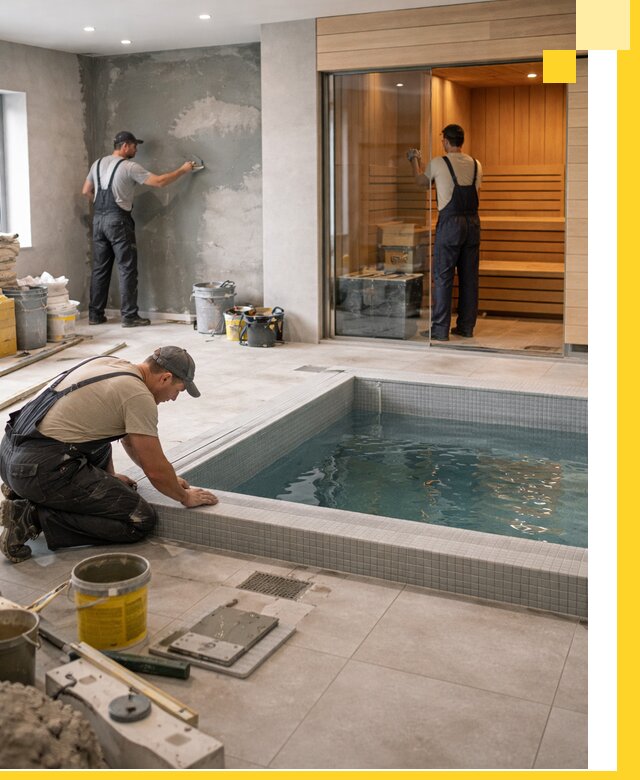 Проектирование и строительство сауны с бассейном в Улане-Удэ