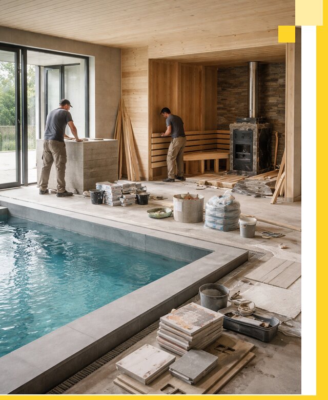 Проектирование и строительство бань с бассейном в Улане-Удэ