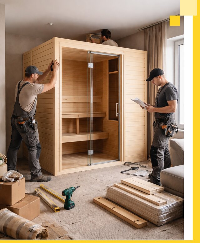 Установка и благоустройство саун в квартире в Улане-Удэ