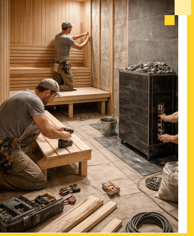 Дизайн и строительство интерьерных саун под ключ в Улане-Удэ