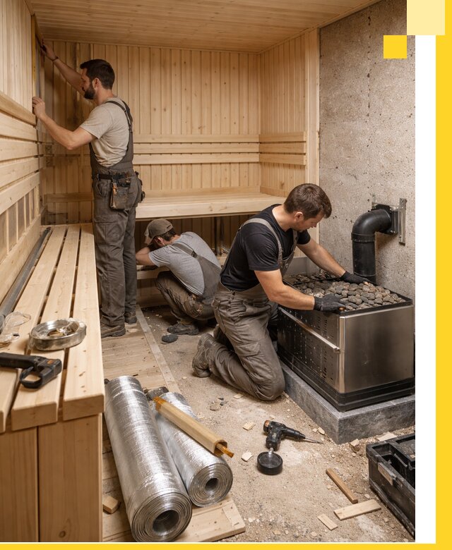 Индивидуальные сауны на заказ в Улане-Удэ под ключ, проект и монтаж