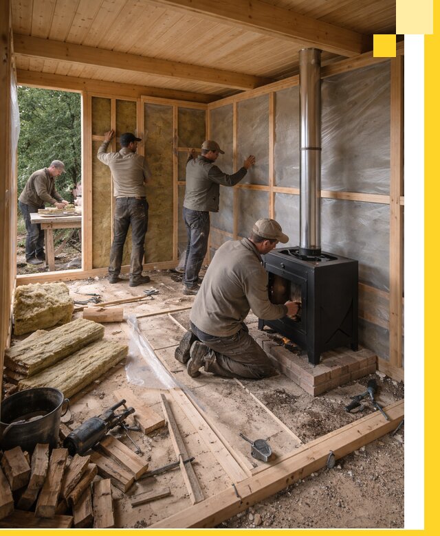 Профессиональный монтаж бань под ключ в Улане-Удэ для дома