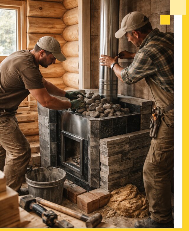 Строительство и отделка русских бань под ключ в Улане-Удэ