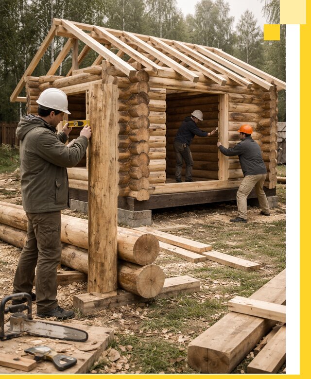 Строительство бань для дачи под ключ в Улане-Удэ с доставкой и монтажом