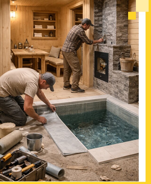 Строительство бань с комнатой отдыха под ключ в Улане-Удэ