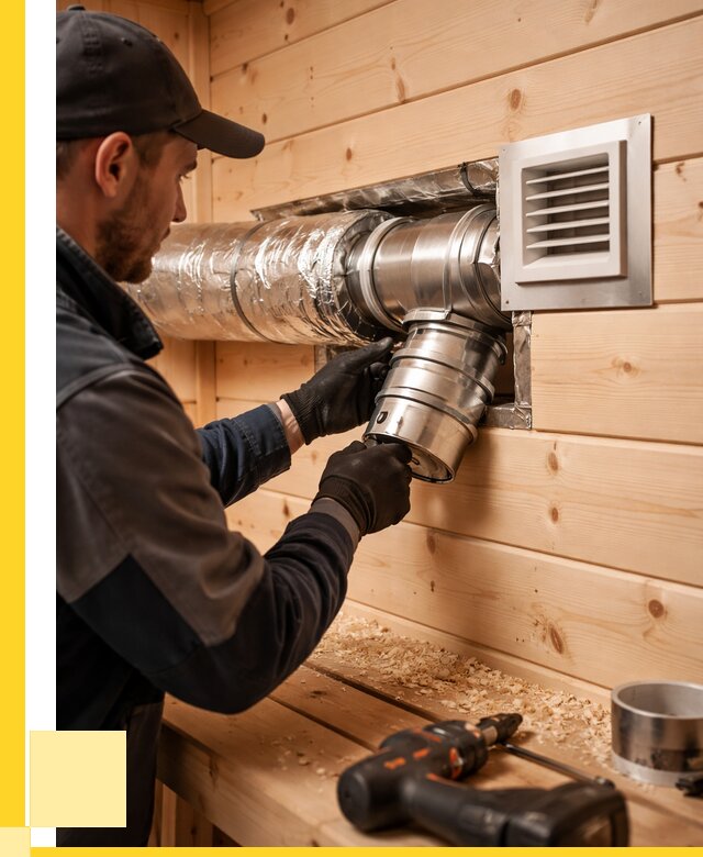 Монтаж вентиляции бани в Улане-Удэ от 12292 р. | ЭриданЛнд