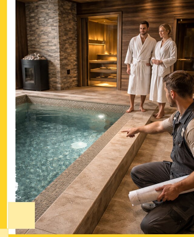 Проект бани с бассейном под ключ в Улане-Удэ от 66580 р. | ЭриданЛнд