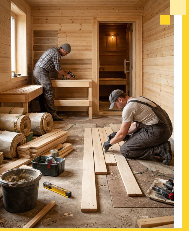 Индивидуальный проект бани с комнатой отдыха под ключ в Улане-Удэ