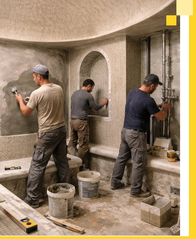 Профессиональный монтаж хамамов под ключ в Улане-Удэ с гарантией