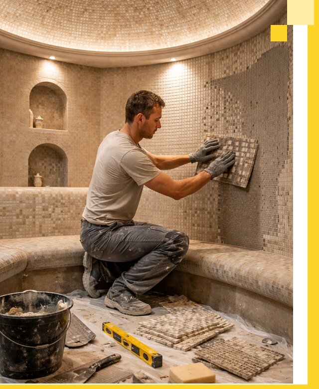 Устройство и монтаж домашнего хамама под ключ в Улане-Удэ