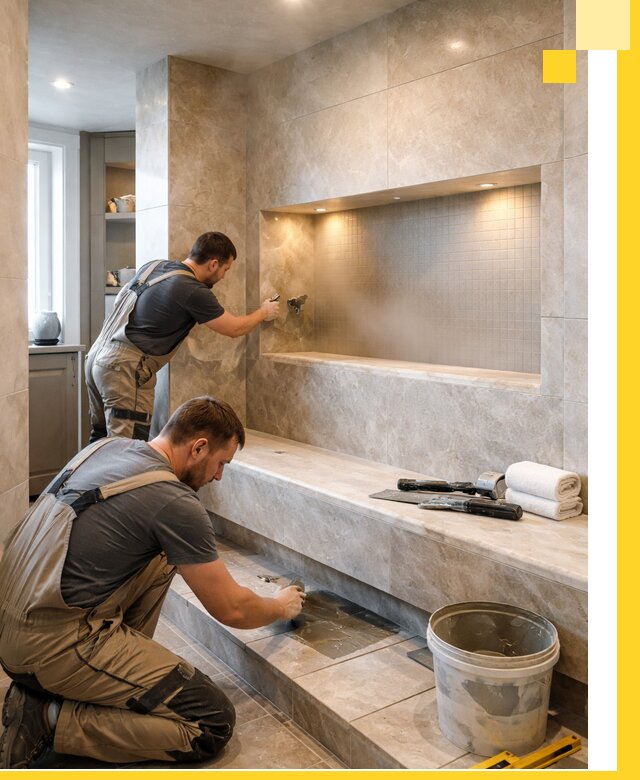 Профессиональное строительство хамама в квартире в Улане-Удэ