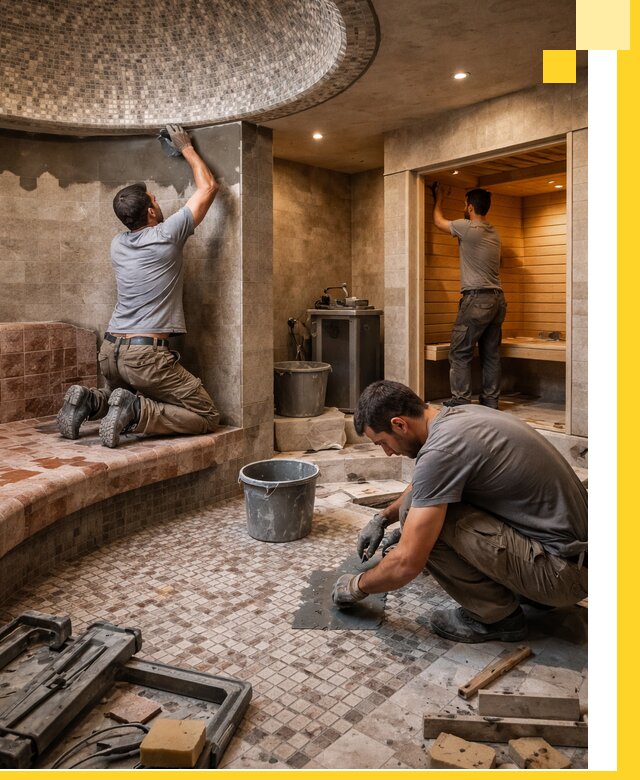 Проект и строительство хамама бани и сауны под ключ в Улане-Удэ