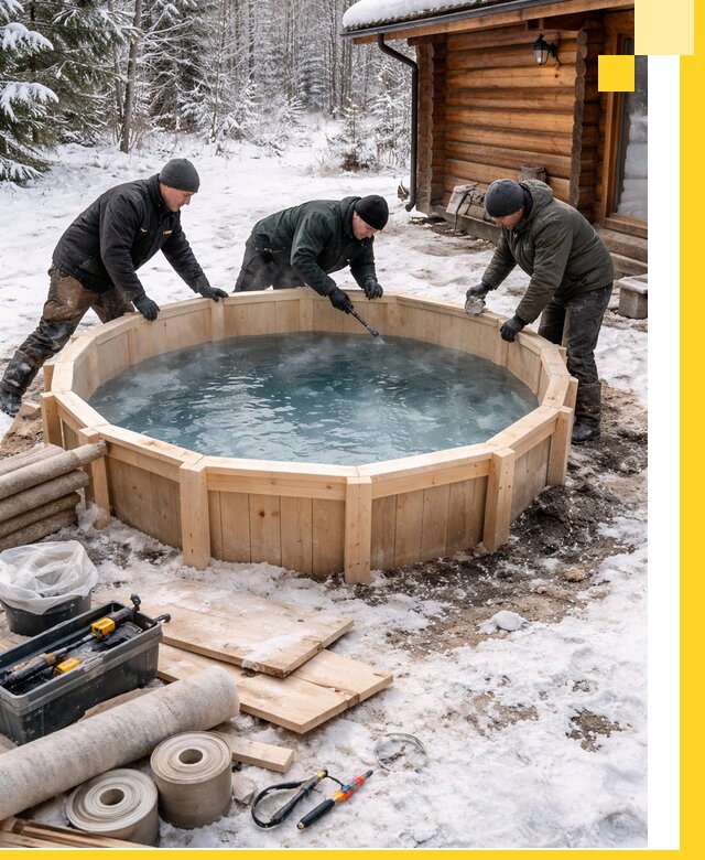 Изготовление и установка ледяных купелей под ключ в Улане-Удэ