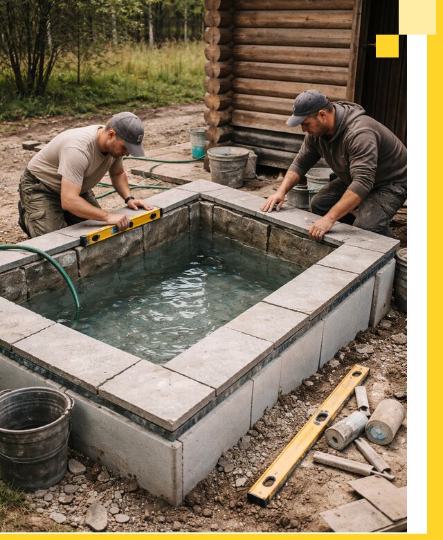 Изготовление и установка холодных купелей под ключ в Улане-Удэ